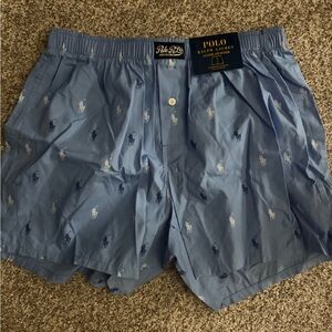 Polo by Ralph Lauren Light Blue Patterned Boxers